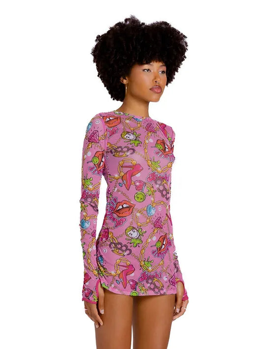 Tulle Blouse "The Boss, B*tch!"
