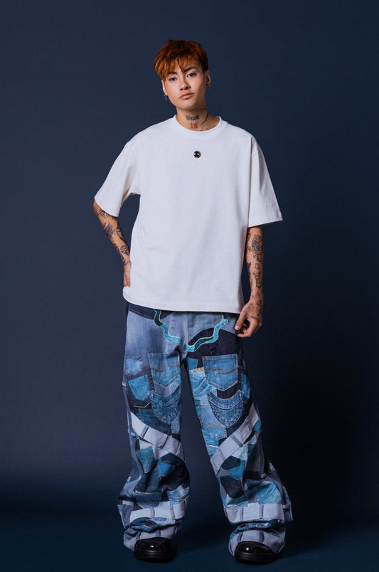 Smile Silver Logo T-Shirt | a streetwear parody