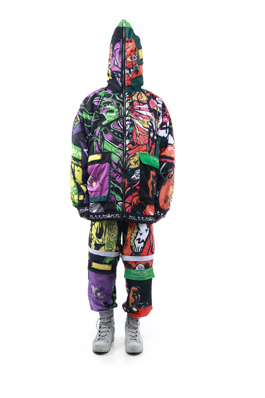 MAD BUNNY OVERSIZED REVERSIBLE JACKET