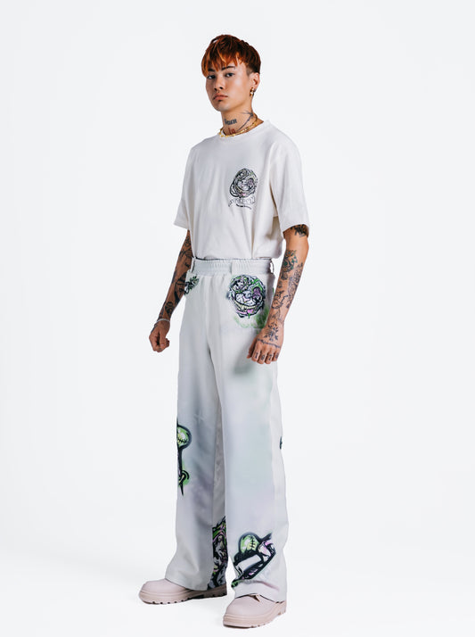 Calça Dupla-Face Mad Bunny Off White