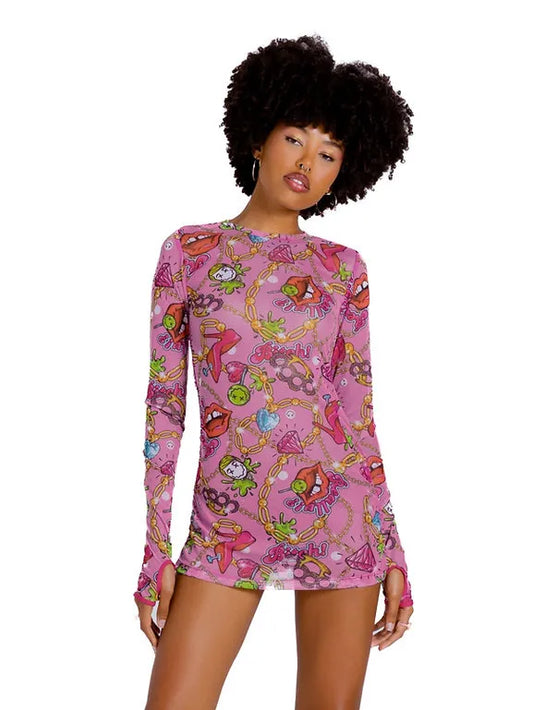 Tulle Blouse "The Boss, B*tch!"