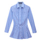 Vestido Alfaiataria Azul com Gravata MONOPOLY x MITTMANN