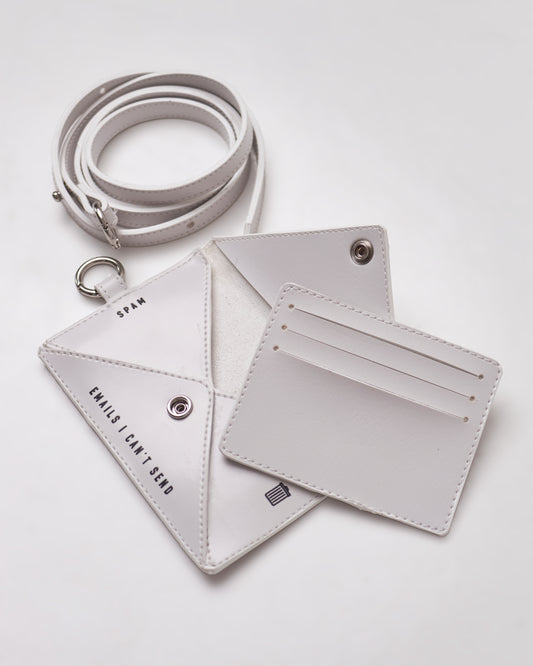 Carteira Mail Branca MONOPOLY X MITTMANN