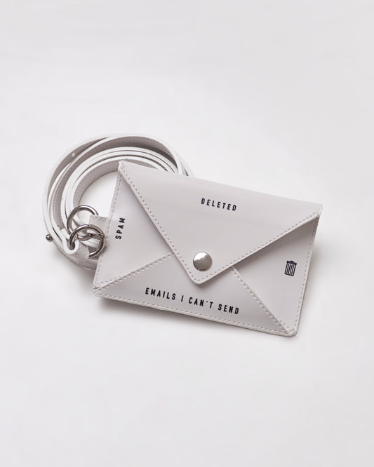 Carteira Mail Branca MONOPOLY X MITTMANN