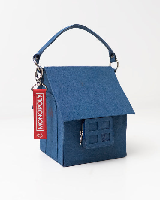 Bolsa Casinha Jeans MONOPOLY X MITTMANN