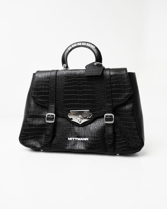 Maleta Office Croco MONOPOLY X MITTMANN (Preta)