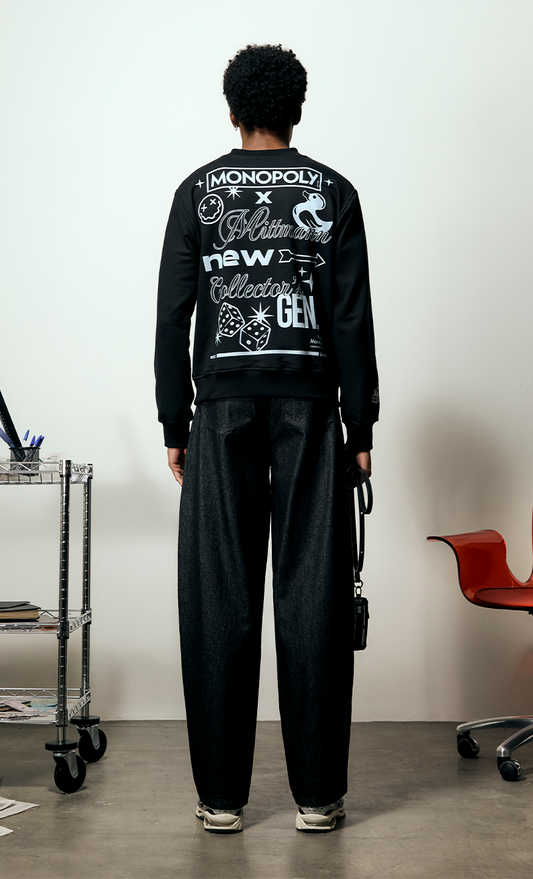 Moletom Preto Young Money MONOPOLY x MITTMANN