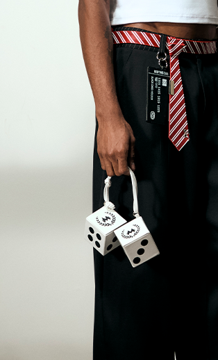 Chaveiro Dado Branco MONOPOLY x MITTMANN