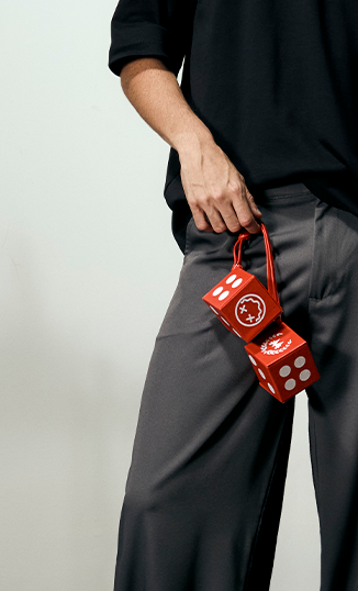 Chaveiro Dado Vermelho MONOPOLY x MITTMANN