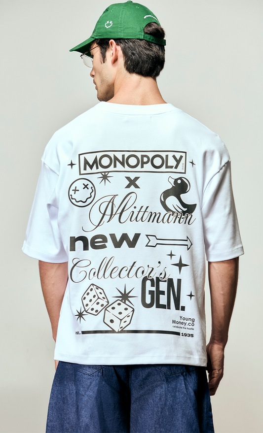 Camiseta Branca Young Money MONOPOLY x MITTMANN