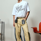 Calça Alfaiataria Bege e Jeans MONOPOLY x MITTMANN
