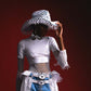 Chapéu Cowgirl Azul Claro Crochê